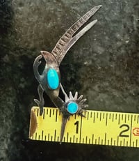 Image 3 of “Zippy” Vintage Roadrunner pin