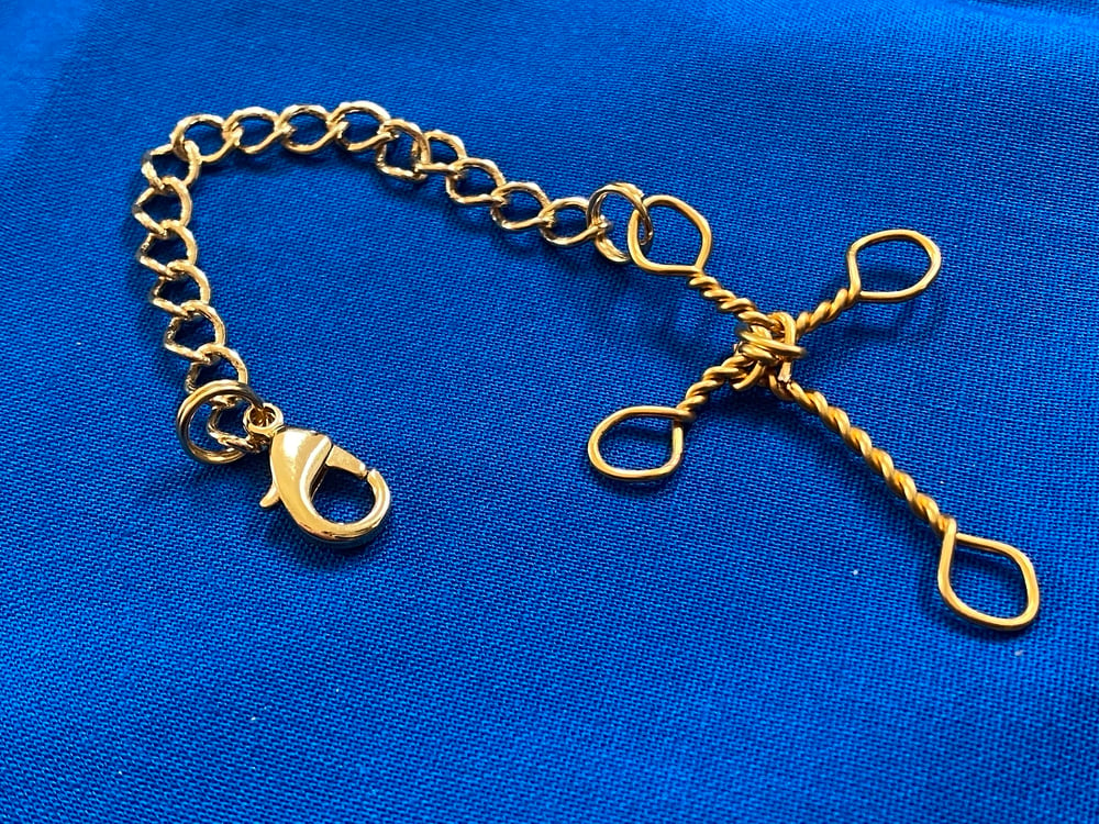 Gold Cross Keychain