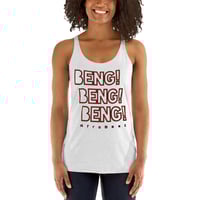 Image 2 of  Women's BENGX3 Racerback Tank - available in black, purple, red, grey, or white