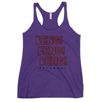 Image 3 of  Women's BENGX3 Racerback Tank - available in black, purple, red, grey, or white