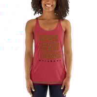 Image 4 of  Women's BENGX3 Racerback Tank - available in black, purple, red, grey, or white