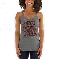 Image 5 of  Women's BENGX3 Racerback Tank - available in black, purple, red, grey, or white