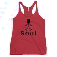 Image 1 of Women's Soul Racerback Tank - available in black, purple, red, turquoise & white