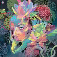 "The Unicorn and the Toad" (on canvas)