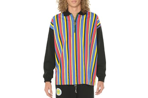 Image of Cross Colours - TUPAC STRIPE RUGBY SHIRT - MULTI