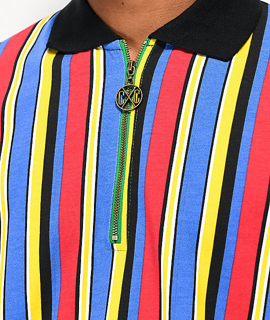 Cross Colours - TUPAC STRIPE RUGBY 