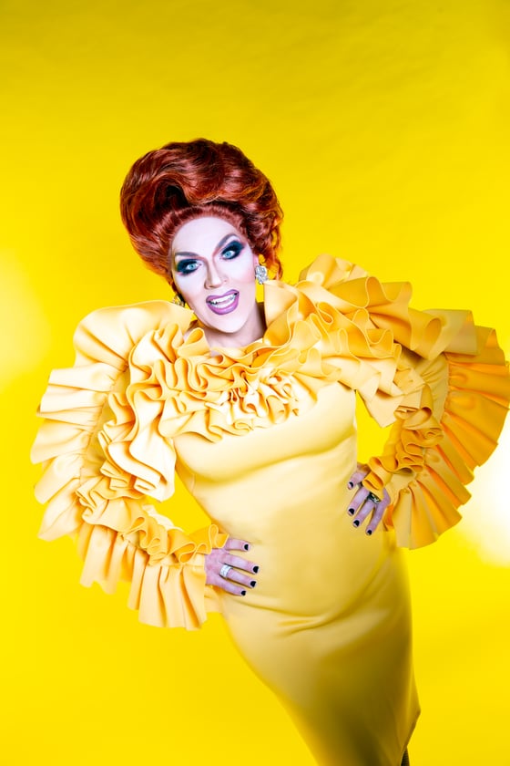 Image of 8 X 10 Mrs Kasha Davis - Yellow Dress