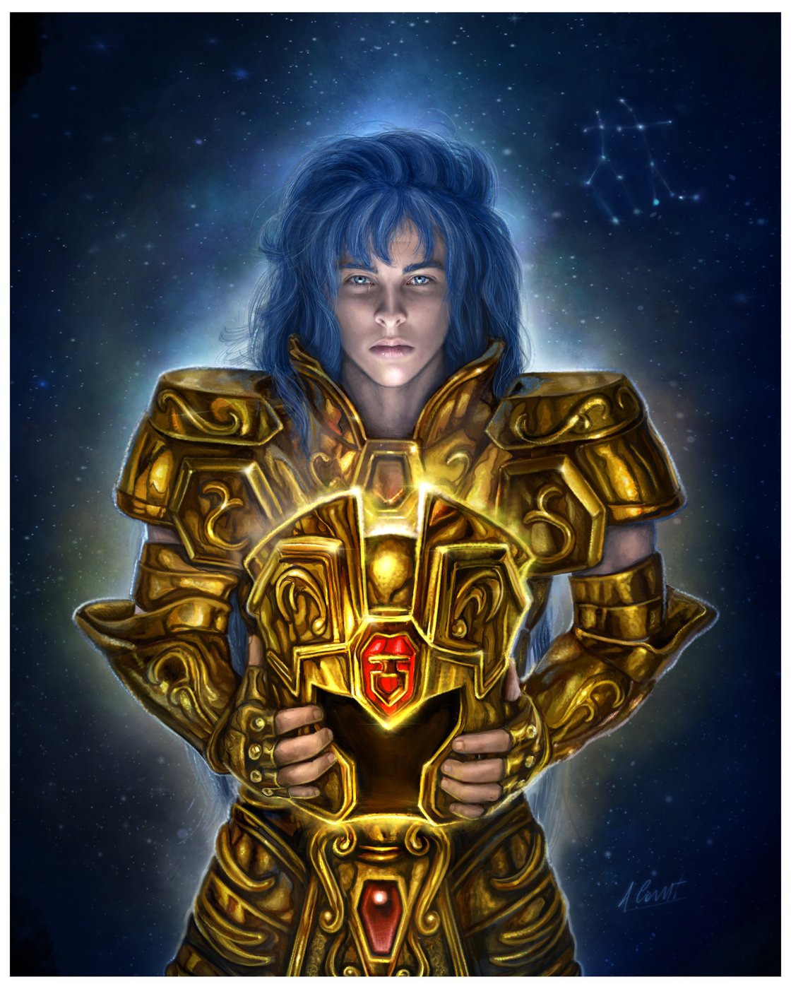 Image of Gemini SAGA "the  redemption" limited of 10 prints on fine art canvas