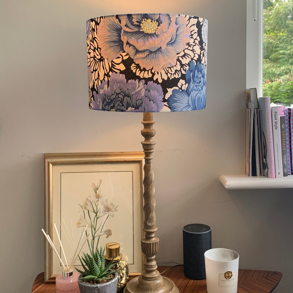 Image of Brocade Peony Grey Shade 30cm