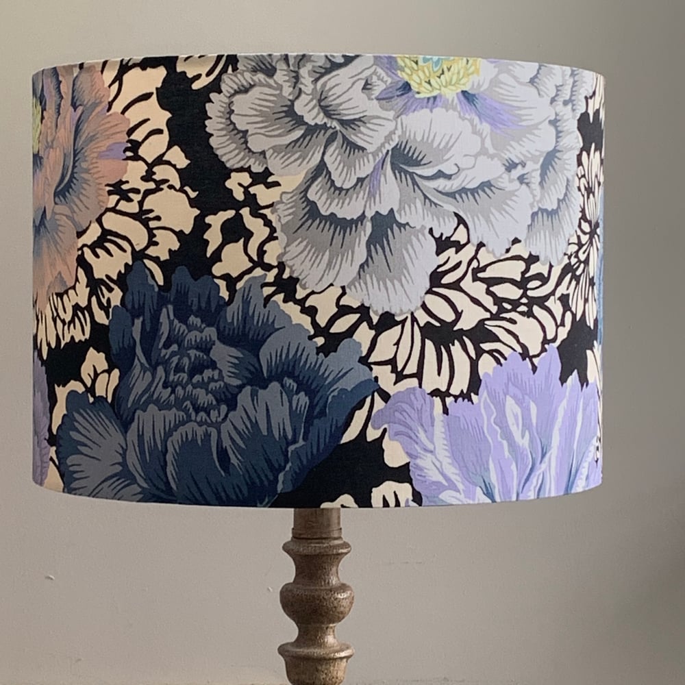 Image of Brocade Peony Grey Shade 30cm