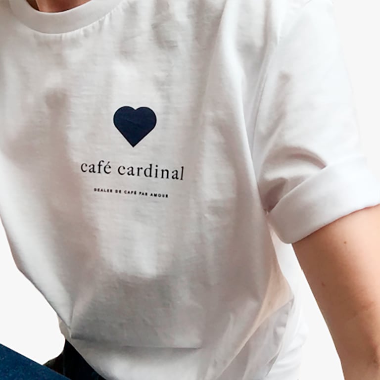 Image of Tee shirt café cardinal 