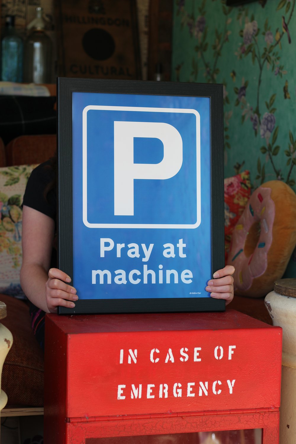 Image of PRAY AT MACHINE (print)