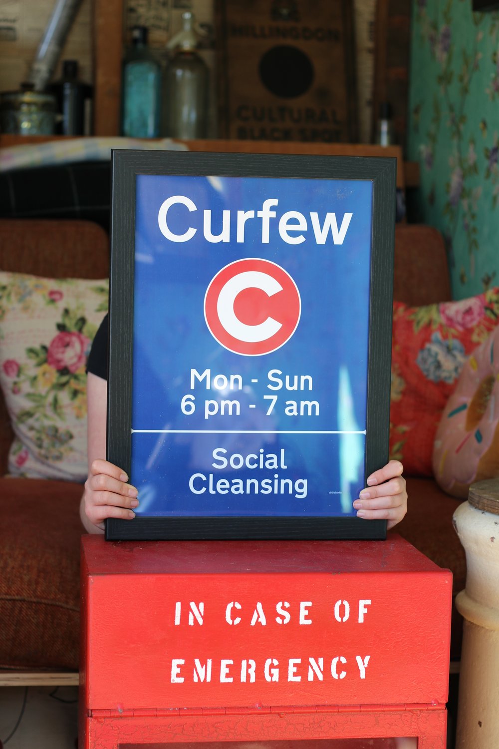 Image of CURFEW SOCIAL CLEANSING (print)