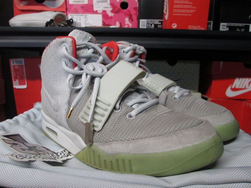 Image of Air Yeezy II (2) "Pure Platinum' *PRE-OWNED*