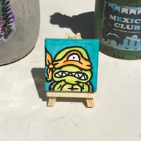 Image 1 of Mini toile Canvas ´´Tortue ninja´´ Jokoko