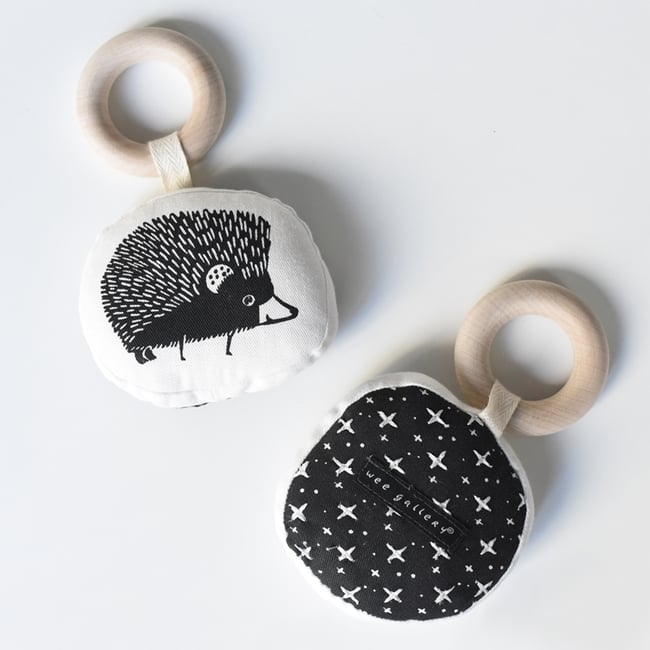 Wee Gallery Organic Cotton Hedgehog Teether