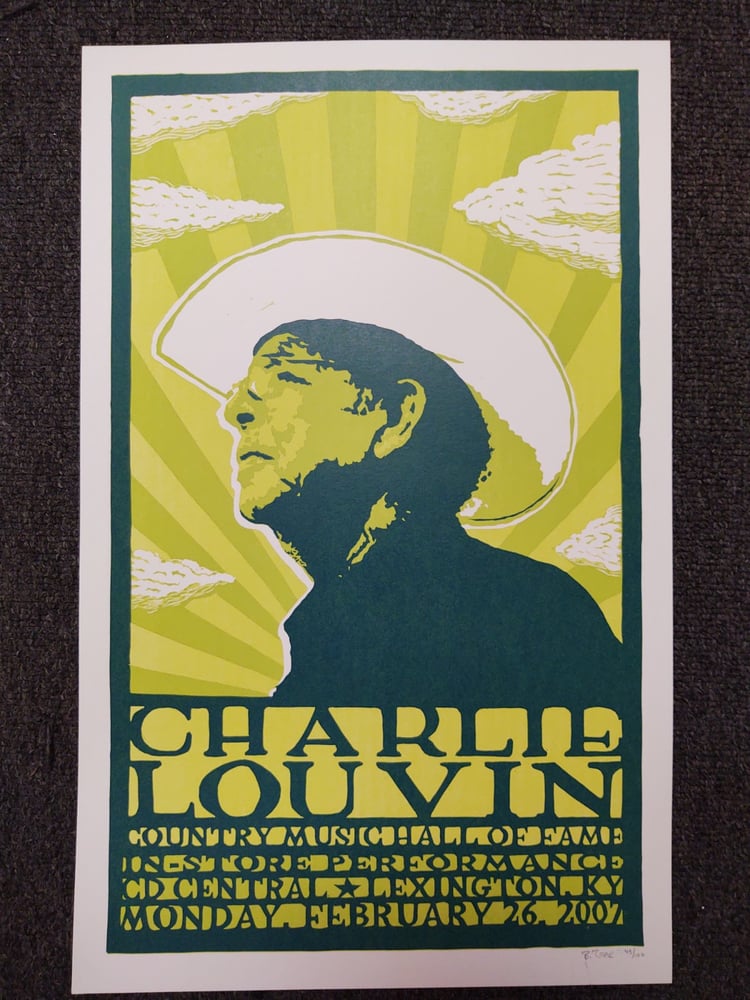Image of Charlie Louvin Screenprint Poster