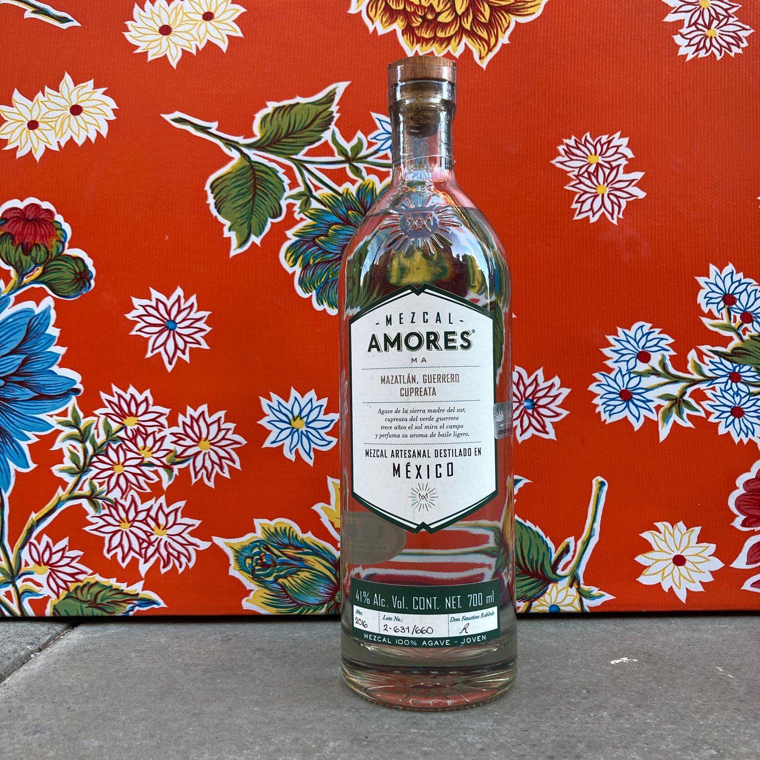 Image of MEZCAL AMORES CUPREATA 70CL