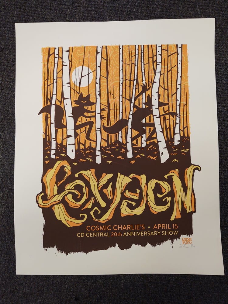 Image of Foxygen Screenprint Poster / CD Central 20th
