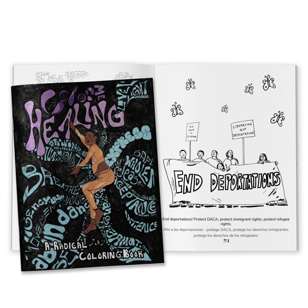 Image of Color Me Healing: A Radical Coloring Book (HARDCOPY)