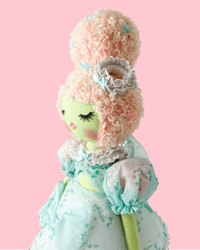 Image 3 of Medium Art Doll Party Gal