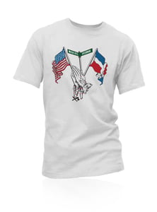 Image of USA/DR Praying Hands T Shirt