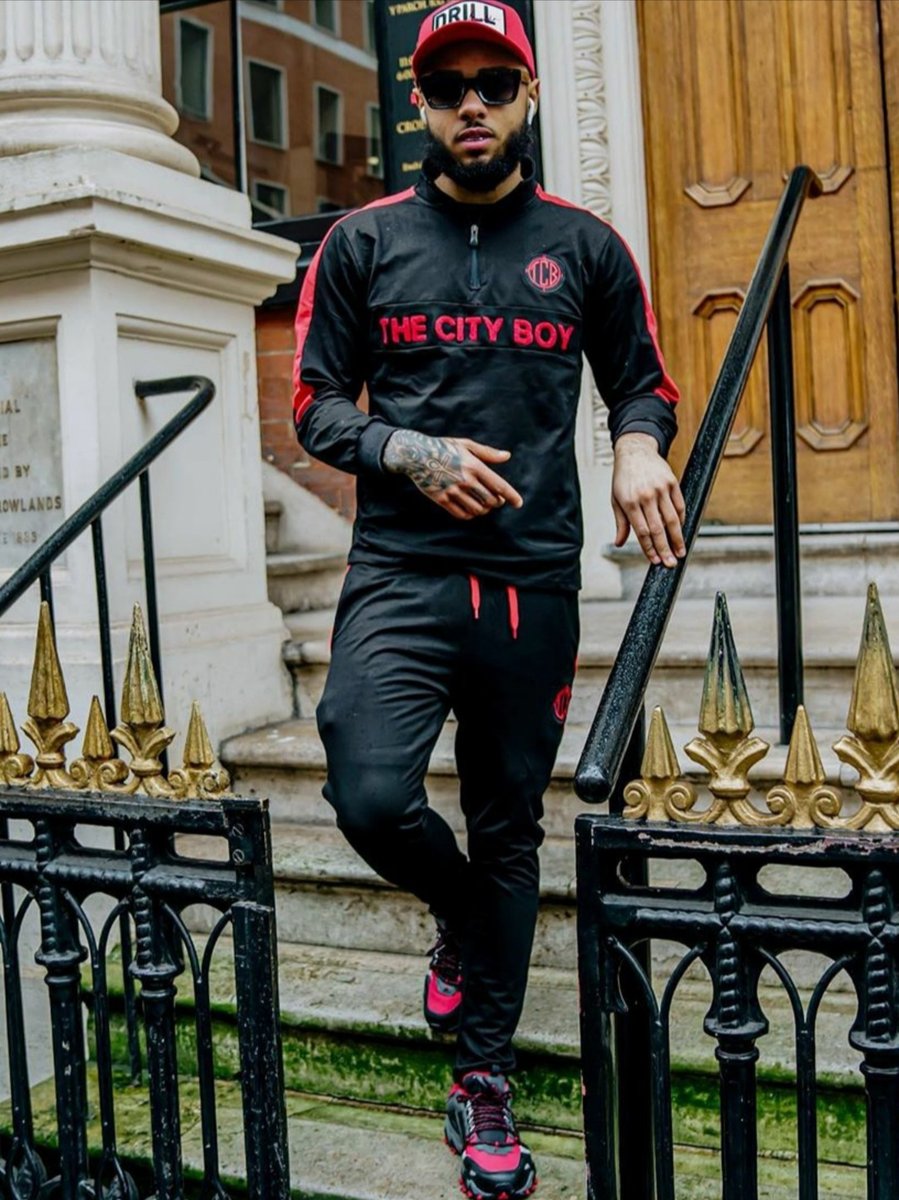 Jet Black Tracksuit Home Kit THE CITY BOY