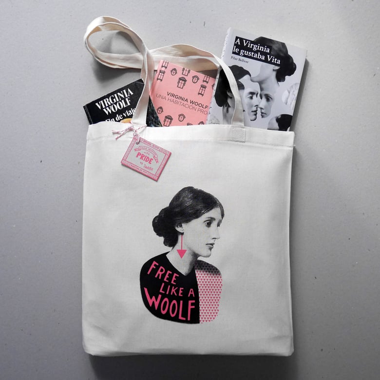 Image of FREE LIKE A WOOLF tote bag