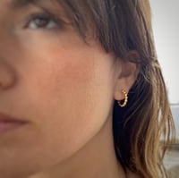 Image 1 of Bubble Gold Hoops