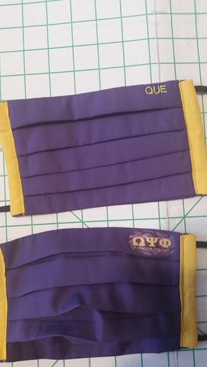 Image of Fabric mask with emblem/logo