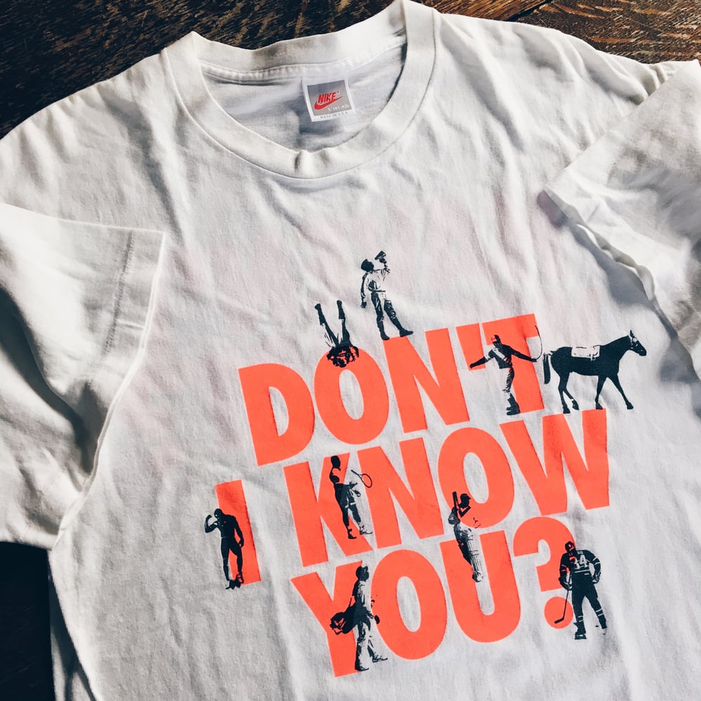 Image of Original Early 90’s Nike Bo Jackson “Haven’t We Met?” Tee.