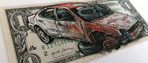 'Burn Out' (on $1 Bill)