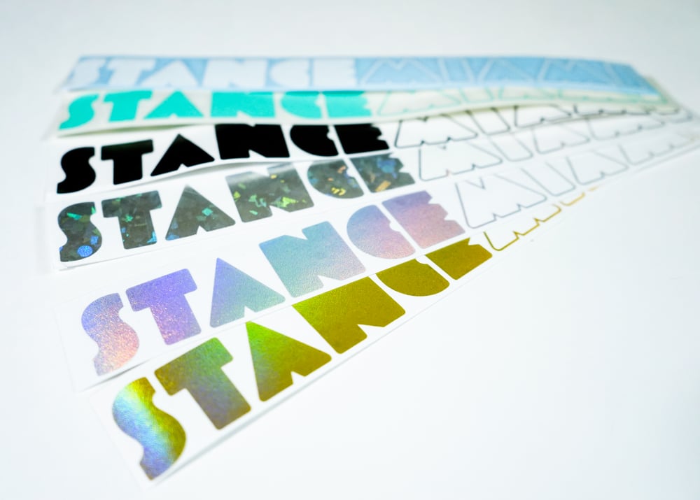 Image of Classic StanceMiami Decal ASSORTED COLORS