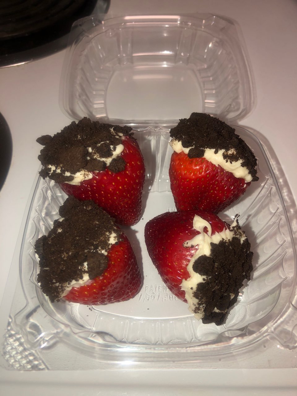 Image of Oreo Cheesecake Stuffed Strawberries