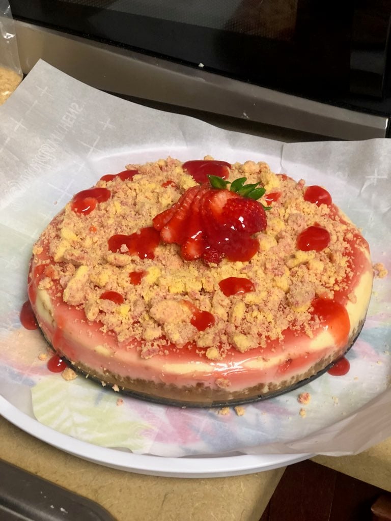 Image of Strawberry Crunch Cheesecake