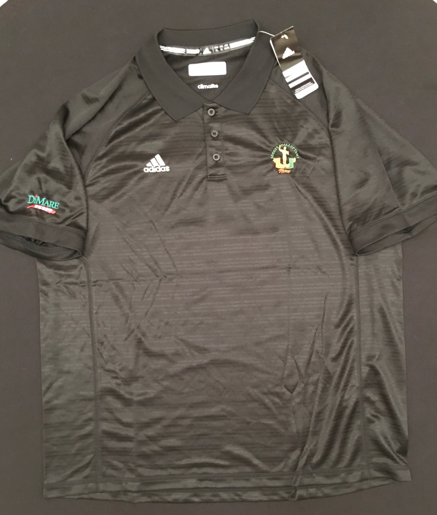 Image of Men’s Black Addidas Golf Polo Shirt 