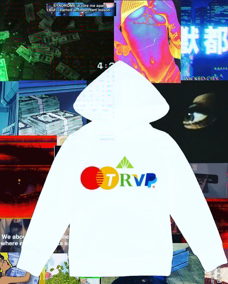 Image of Trvp Fraudulent Activity Hoodie white