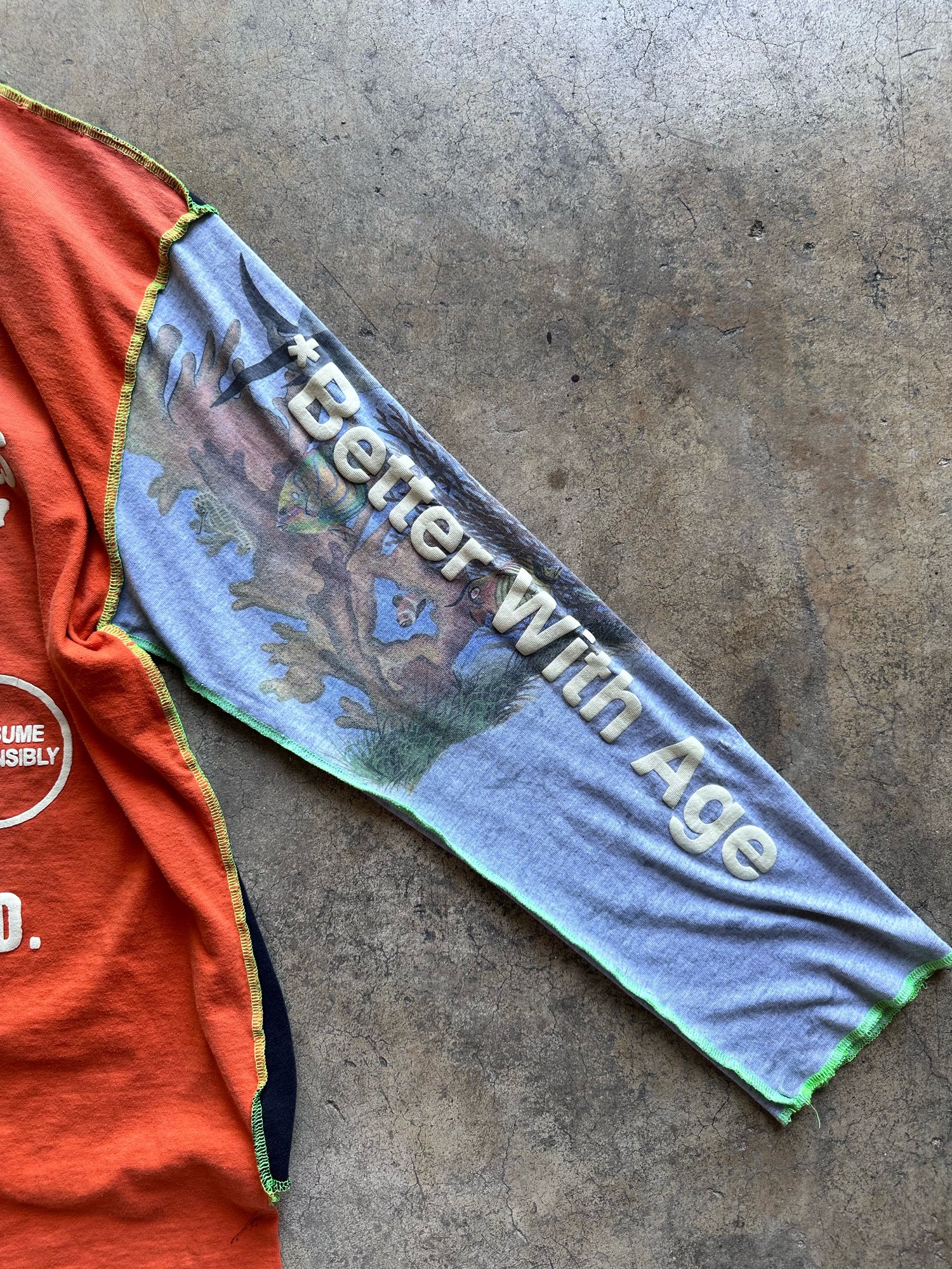 Image of Better With Age Upcycled Drug Longsleeve