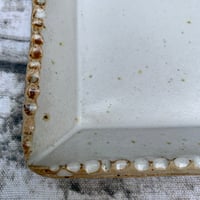 Image 2 of Rectangular platter, with foot.