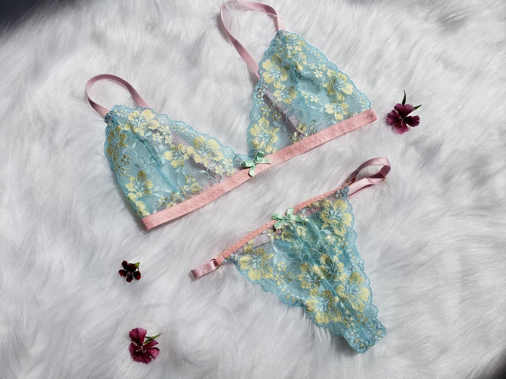 Image of Marie french lace lingerie set