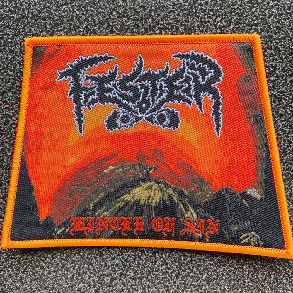 Winter of sin patch- orange