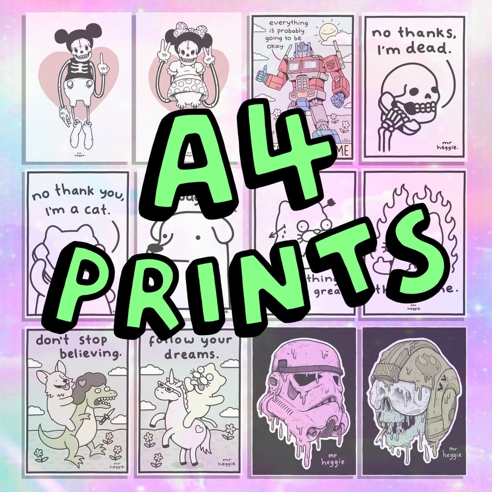 Image of The A4 prints