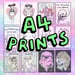 Image of The A4 prints