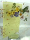 Custom Resin Journal- Wire and Pressed Flowers