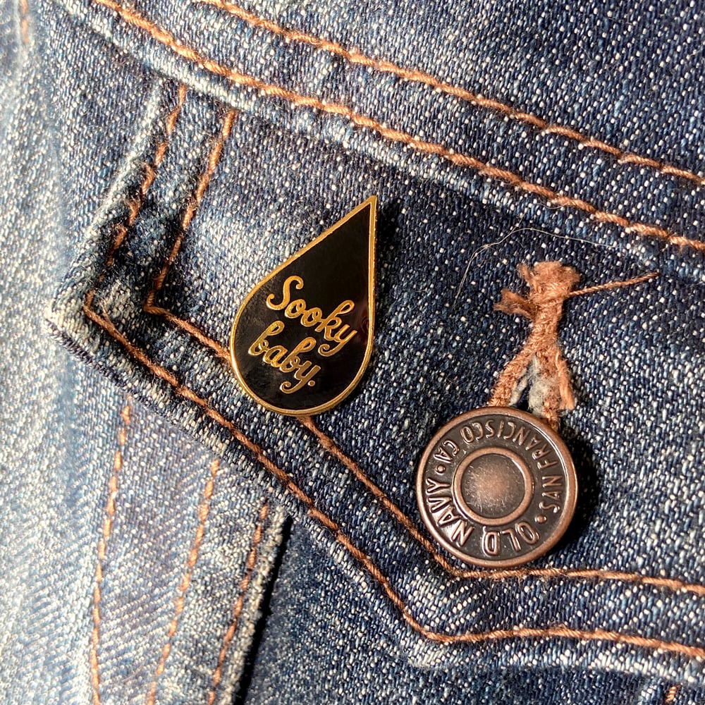 Image of Sooky Baby Enamel Pin