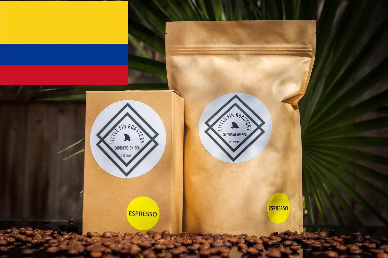 Image of COLOMBIAN 'LAGUNA OSCURO' ESPRESSO - DARK ROAST 200G, 500G, 1KG