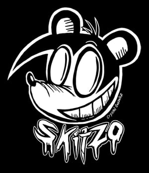 Skitzo Grins T-shirt -WHITE