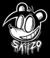 Skitzo Grins T-shirt -WHITE