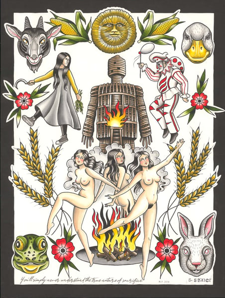 Image of "The Wicker Man" (18x24)