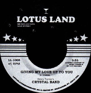 Image of LL-1005 - Crystal Band "Music" b/w "Giving My Love Up To You"
